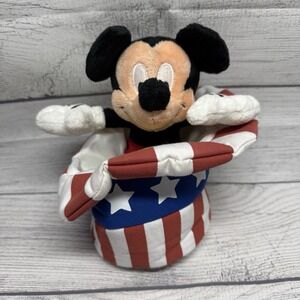 Disney World Mickey Mouse Plush In Uncle Sam Hat